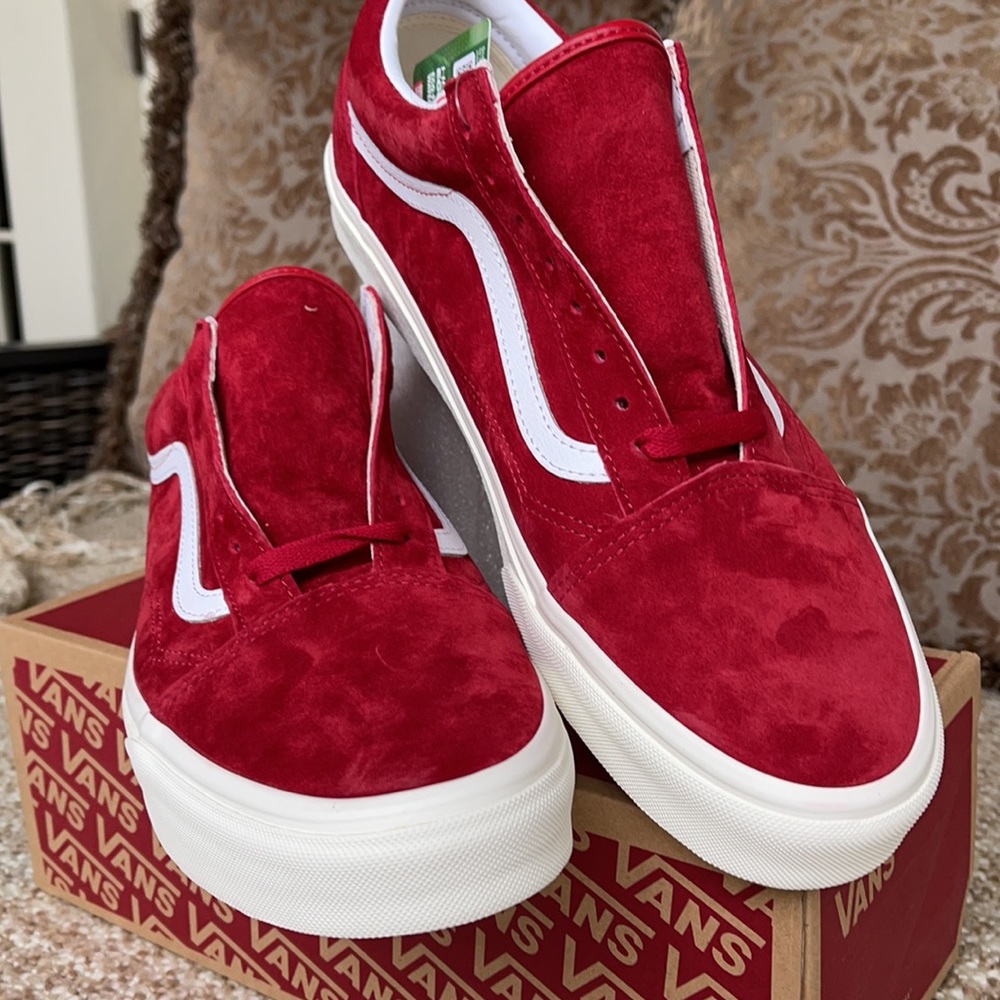 Vans Old Skool Pig Suede Chl Ppr/True White WMNS - Picture 9 of 16